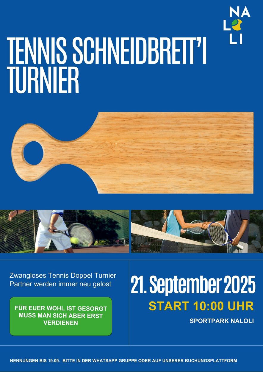 SCHNEIDBRETT'L TURNIER 2025